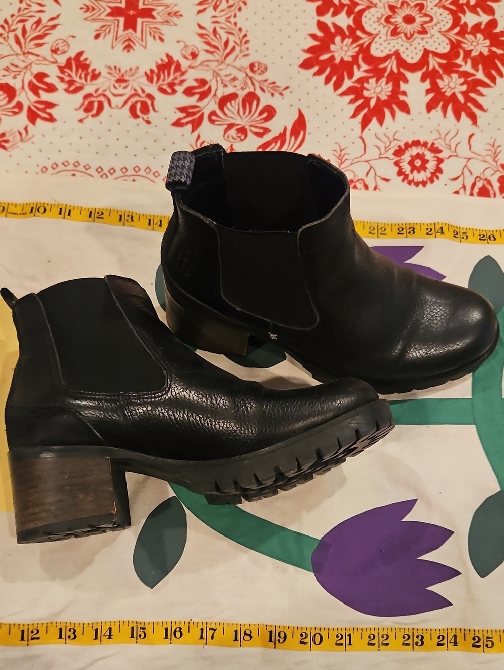 Bull Boxer Black Ankle Boots Sz. 10